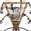 Rush Creek Creations | Wall Mounted Bow and Arrow Display Rack for Hunting & Archery Accessories | Real Tree 3-Bow Holder & 12-Arrow Storage | Handcrafted Small Bows & Big Bow Hanger w/Arrow Holders view 2