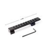 Ulightfire 125mm Extension Rail Mount 10 Slots Picatinny Riser Mount Converter view 1