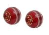 CW Club Leather 2 Cut Match Tournament Level Cricket Balls (Red) - Pack of 12 view 1