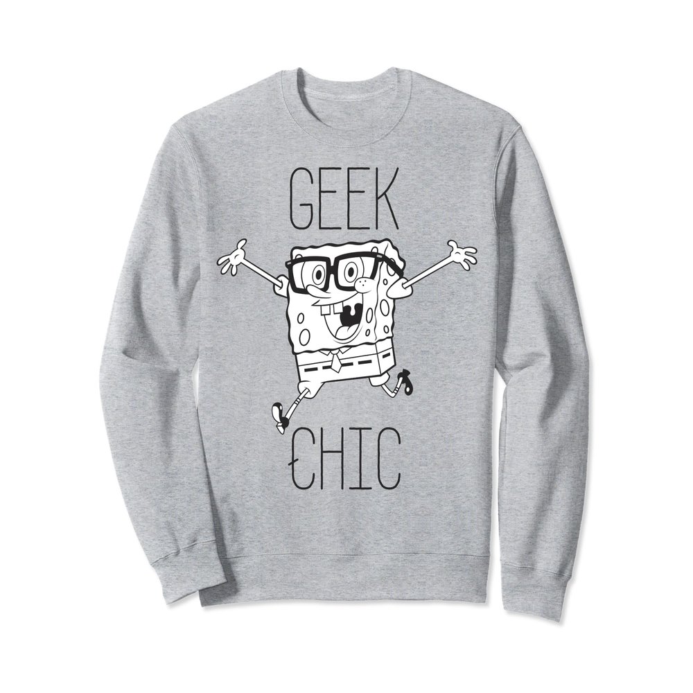 SpongeBob SquarePants Geek Chic Glasses Sweatshirt Sweatshirt