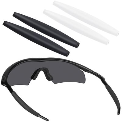 BLAZERBUCK Replacement Earsocks for Oakley M Frame Series Sunglass - Black + White