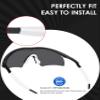 BLAZERBUCK Replacement Earsocks for Oakley M Frame Series Sunglass - Black + White view 2