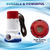 AIRTAK Bilge Pump for Boat DC12V 1500GPH Small Bilge Pump 12 Volt Electric Water Pump Low Noise view 4