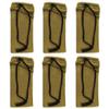 GUGULUZA Extra-Thick Gun Socks for Pistols, Pistol Sock for Handgun, 6 Pack Knit Silicone Treated Handgun Sleeve for Revolver, Drawstring Closure, Anti-Rust (Tan) view 3