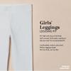Amazon Essentials Girls' Leggings, Pack of 3, Navy Heather/Raspberry/White, Medium view 2