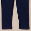 Amazon Essentials Girls' Leggings, Pack of 3, Navy Heather/Raspberry/White, Medium view 3