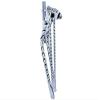 Alta Chrome 26" Square Twisted Cruiser Steel Spring Fork, Multiple Styles (Classic Square Twisted) view 1