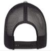 Custom Trucker Hat YP 6606 Embroidered Your Own Text Curved Bill Snapback (Heather/Black) view 2