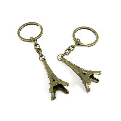 1 Items Keychain Keyring Key Tags Chains Rings Jewelry Bag Charms B7FV3 Paris Eiffel Tower