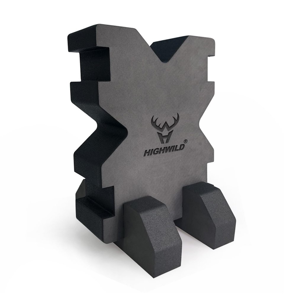 Highwild Shooting Foam Rest X-Block Bench Rest with Base - 1 Pack