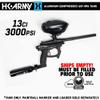 HK Army 13ci/3000psi Compressed Air HPA Paintball Tank Air System w/Regulator - Black view 2