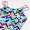 Kanu Surf Girls' Big Ruby Chevron Beach Sport 1-Piece Swimsuit, Purple, 7 view 3