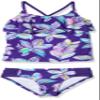 Kanu Surf girls Charlotte Flounce Tankini Beach Sport 2-piece Two Piece Swimsuit, Charlotte Purple Floral, 4T US view 1