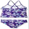 Kanu Surf girls Charlotte Flounce Tankini Beach Sport 2-piece Two Piece Swimsuit, Charlotte Purple Floral, 4T US view 2
