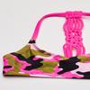 Kanu Surf Girls' Willow V-Neck Bikini Beach Sport 2-Piece Swimsuits, Erin Pink Camo, 3T view 3