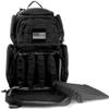 NiceAndGreat Tactical Lockable Range Backpack with 5 Pouches & Free USA Flag Patch Black view 2