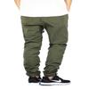 AIRNINE Men's Premium Twill Drop Crotch Jogger Pants S-5XL (Olive, 5X-Large) view 2