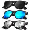 Polarized Sunglasses for Men and Women Matte Finish Sun glasses Color Mirror Lens 100% UV Blocking (Set of 3) view 1