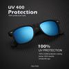 Polarized Sunglasses for Men and Women Matte Finish Sun glasses Color Mirror Lens 100% UV Blocking (Set of 3) view 3
