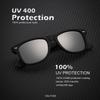 Polarized Sunglasses for Men and Women Matte Finish Sun glasses Color Mirror Lens 100% UV Blocking (Set of 3) view 4