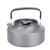 Dilwe Camping Kettle, 1.1L Portable Camping Coffee Tea Pot Outdoor Hiking Kettle for Outdoor Hiking Kitchen Use (Black) view 1