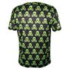 HK Army Dri Fit T-Shirt - All Over - Black w/Green Skulls - Small view 2