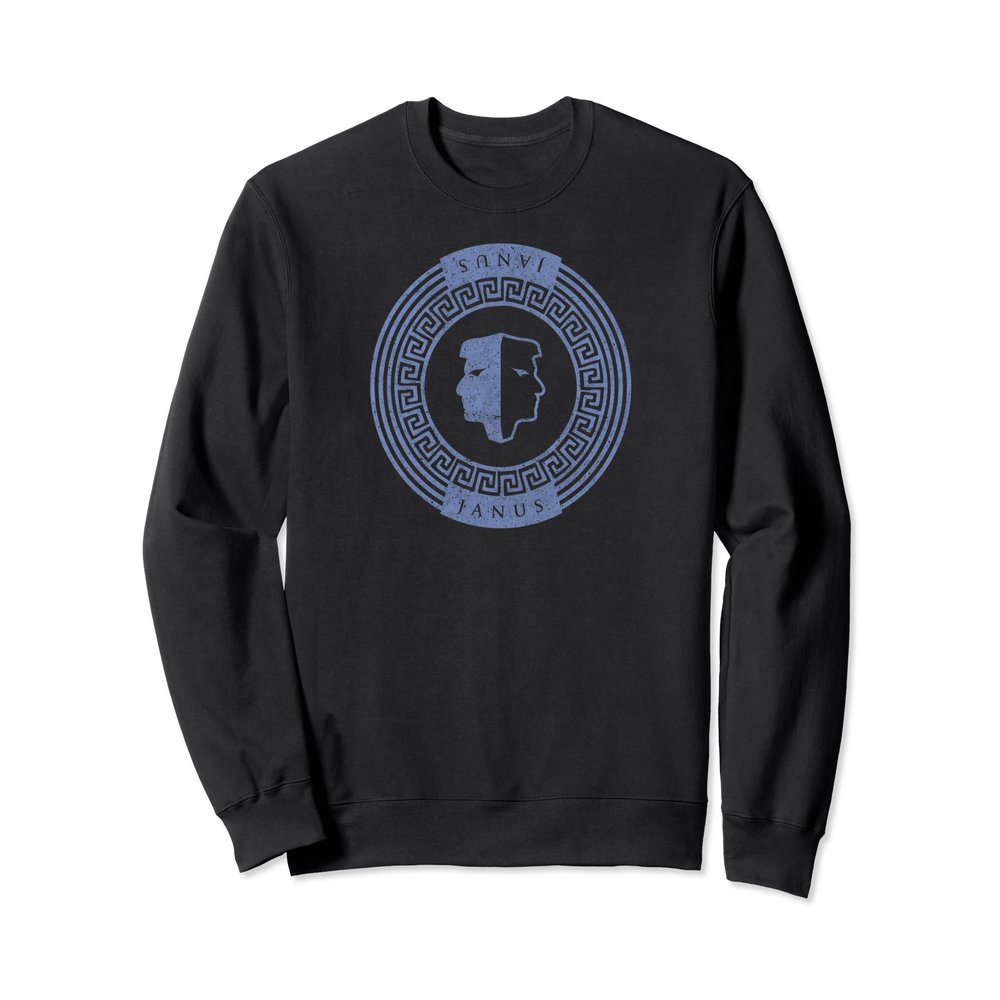 Greek God Sweatshirt Janus Choose It Double Face Future Past