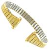 10-13mm Milano Gold Stainless Steel Ladies Expansion Watch Band Reg 1740/37 view 1