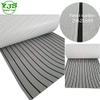JZ 35" 94" Boat EVA Teak Decking with Beveled Edge Light Grey with Black Stripes view 1