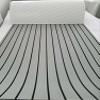 JZ 35" 94" Boat EVA Teak Decking with Beveled Edge Light Grey with Black Stripes view 2