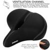 DAWAY C30 Large Wide Bike Seat - Most Comfortable Oversized Bicycle Saddle for Peloton, Mountain, Road, Cruiser, Stationary, Exercise Bikes - Soft Foam Padded Saddle for Men, Women & Seniors Gift view 3