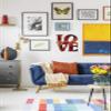 Letter2Word Wall Decor - Stacked LOVE Original Word Wall Art, 15.5 Inches High x 13 Inches Wide, Red view 3