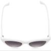 A.J. Morgan Women's Naughty 53785-WHT Cateye Sunglasses, White, 51 mm view 4