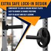 Yes4All Olympic Weight Plate Holder Power Rack Attachment for 3x2 Inch Power Rack with 0.6 hole - (Compatible Only with 2 Olympic Weight Plates) view 4