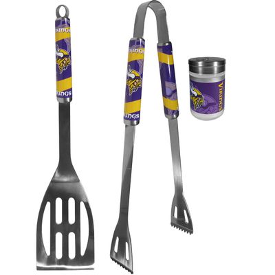 NFL Siskiyou Sports Fan Shop Minnesota Vikings 2pc BBQ Set with Season Shaker One Size Team Color