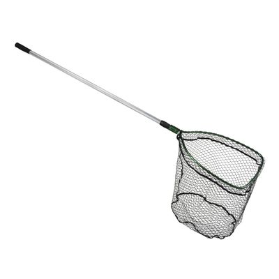 Beckman Net BN1822C-44 18" X 22" Coated 4'-8' Extendable Handle Green/Silver
