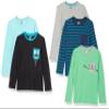 Amazon Brand - Spotted Zebra Boys' Long-Sleeve T-Shirts, 5-Pack Chompers, XX-Large view 1