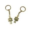 1 Items Keychain Keyring Key Tags Chains Rings Jewelry Bag Charms T6JZ1 Hollow Robot view 1