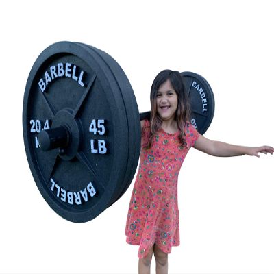 Fake Weights Fake Not 45lb Weight Plates Styrofoam Olympic Style 45 lb Barbell 1 Pair Prop Marketing Barbell Bar Not Included