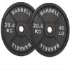Fake Weights Fake Not 45lb Weight Plates Styrofoam Olympic Style 45 lb Barbell 1 Pair Prop Marketing Barbell Bar Not Included view 4