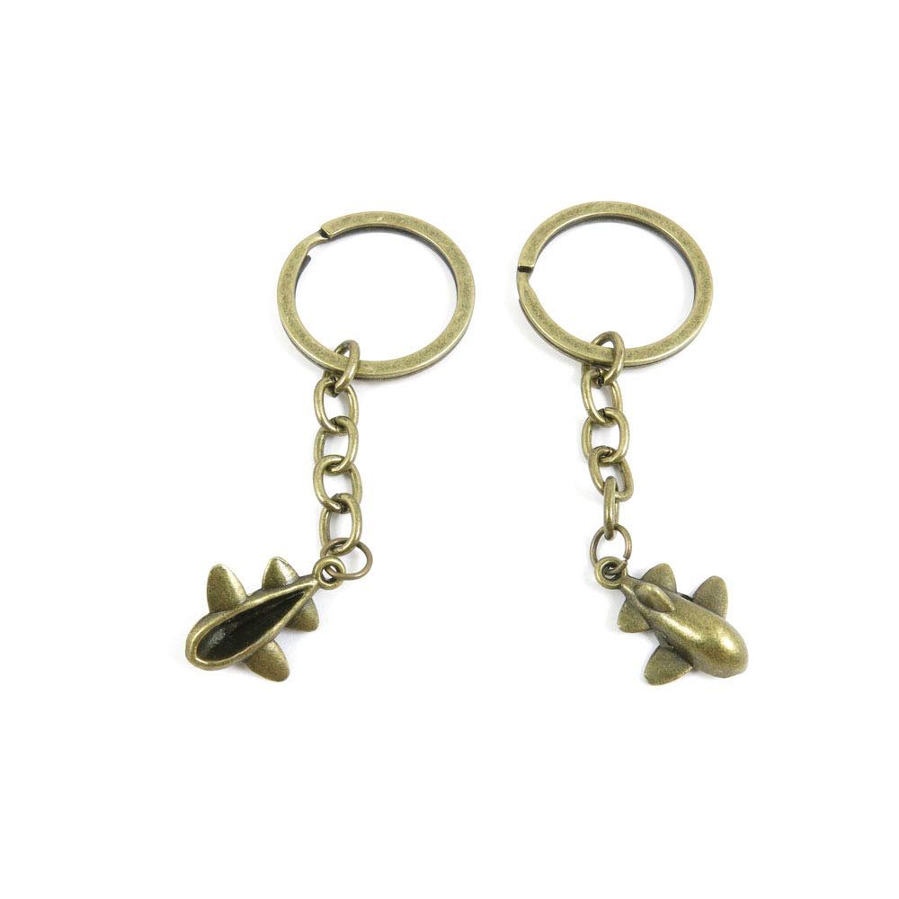 1 Items Keychain Keyring Key Tags Chains Rings Jewelry Bag Charms I0NE7 Aircraft Airplane
