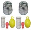 KUFA Sports 2-Pack Vinyl Coated Tower Style Prawn Trap (30"x20"x12"H, Mesh:1-1/8") with Prawn Trap Accessory Combo-(CT78+PAM5) X2 view 1