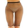 ACSUSS Womens High Waist Half Pants Tights Fishnet Stockings Mesh Net Socks Leggings Medium Fishnet Black One Size view 2