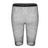 ACSUSS Womens High Waist Half Pants Tights Fishnet Stockings Mesh Net Socks Leggings Medium Fishnet Black One Size view 3