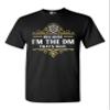 Because I'm The DM That's Why RPG Game Master Funny Parody DT Adult T-Shirt Tee (XXX Large, Black) view 1