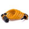 Bike Lock Bicycle Lock Chain 5-Digit Combination Lock Core Steel Wire Bike Lock Security&Portable Bicycle Locks,1.1m x 1/2 inch (Orange) view 4