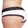 Prestige Biatta Women's Plus Size Ivory Hipster Bamboo Yarn w/Lace (3X) view 2