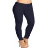 2LUV Women's Stretchy 5 Pocket Skinny Color Uniform Pants Navy 5 view 2