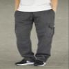 AIRNINE Men's Fleece Cargo Sweatpants Heavyweight M-5XL (Charcoal, 4X-Large) view 4