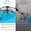 G4Free Deluxe XL Pop Up Beach Tent, 3-4 Persons Easy Setup Sun Shelter Canopy with UPF 50+ UV Protection Extral Wide 70.9 in view 2